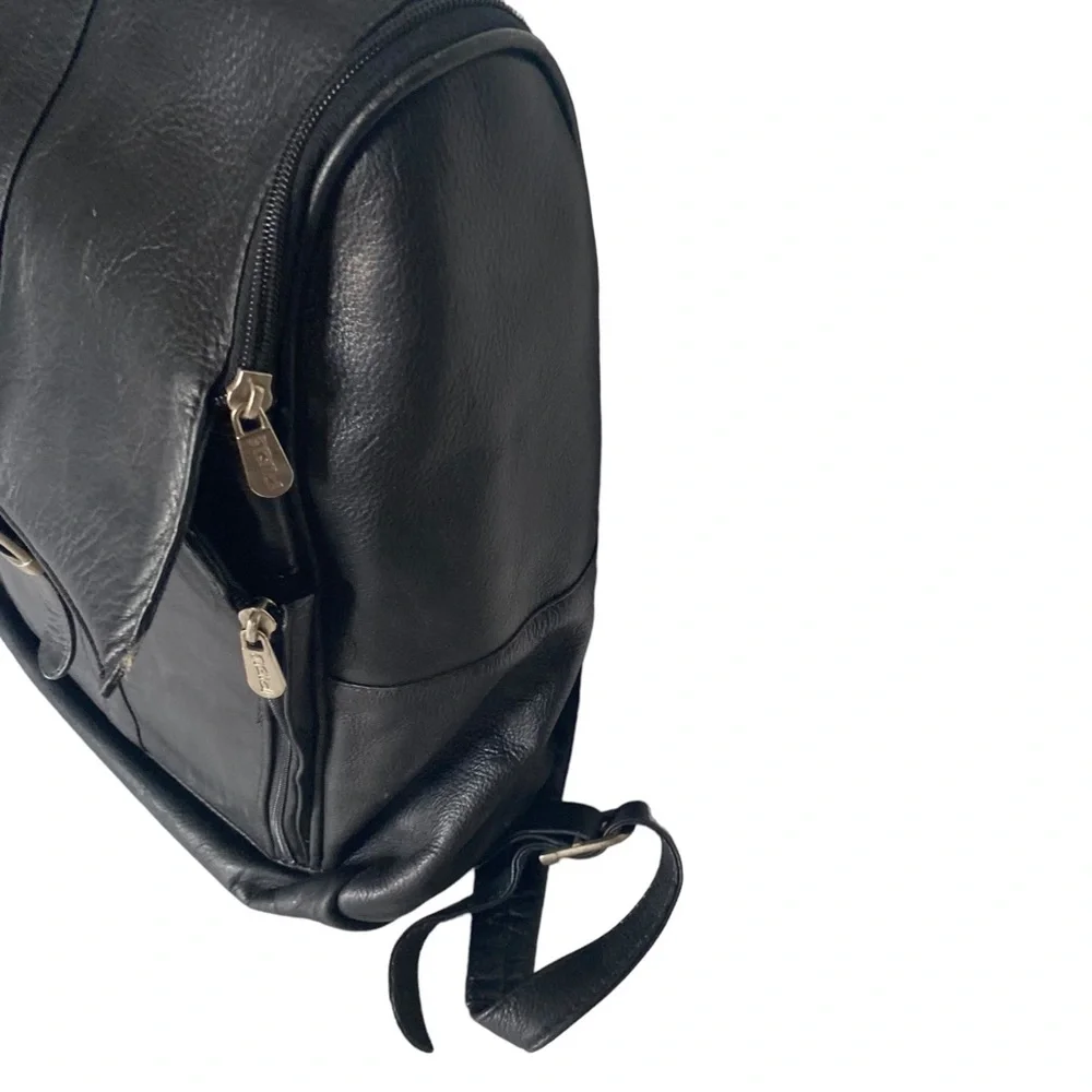 Piel leather laptop backpack bag (BG)